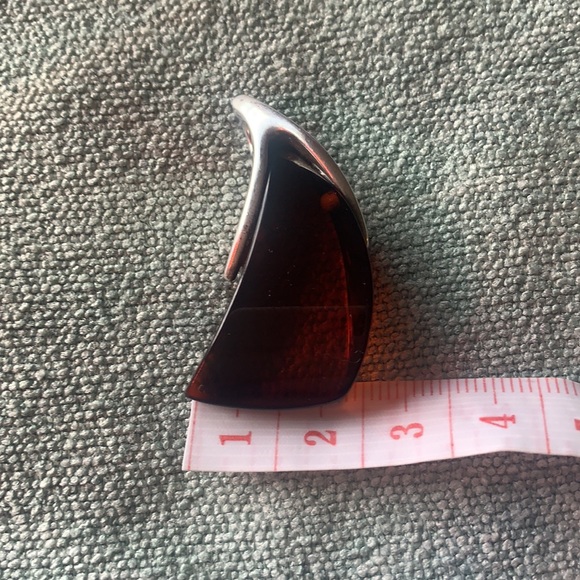 Amber and Sterling Silver Pendant - Picture 9 of 11